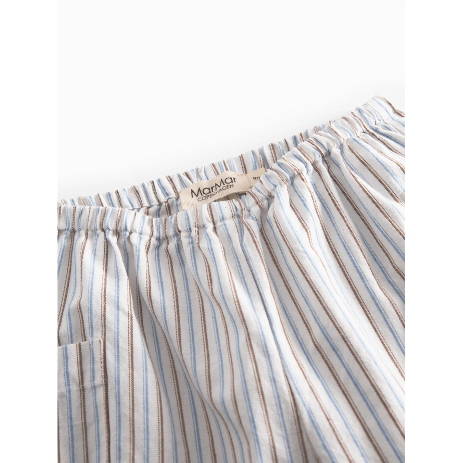 MarMar Cotton Blue Iris Stripe Panto Bukser - Image 3