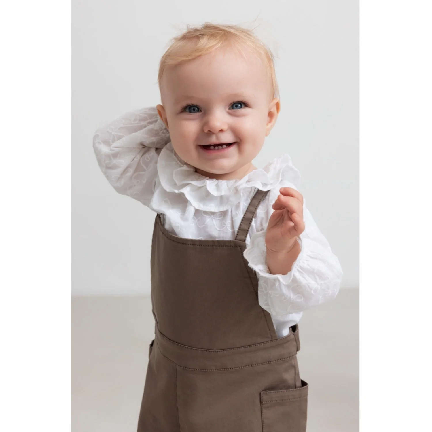 MarMar Cotton Bow White Tonello Bluse - Image 3