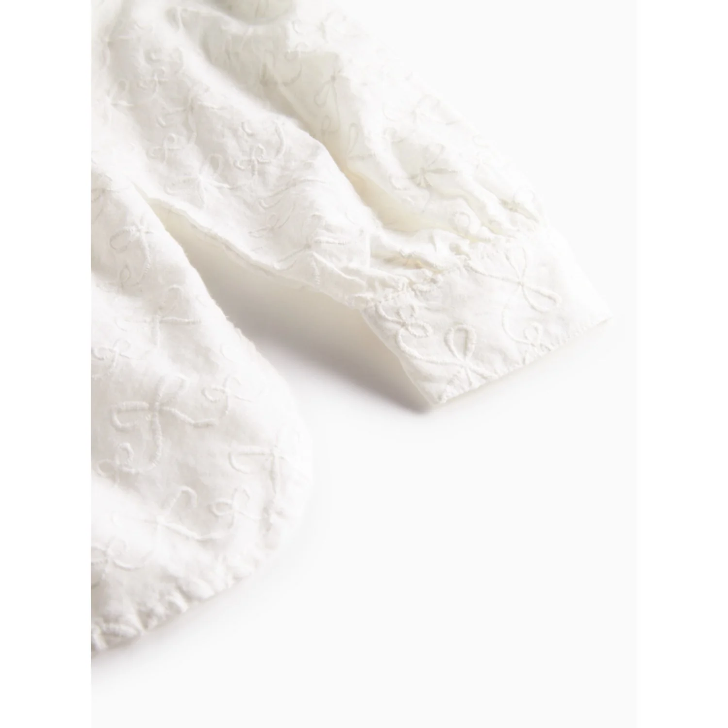 MarMar Cotton Bow White Trissa Bluse - Image 5