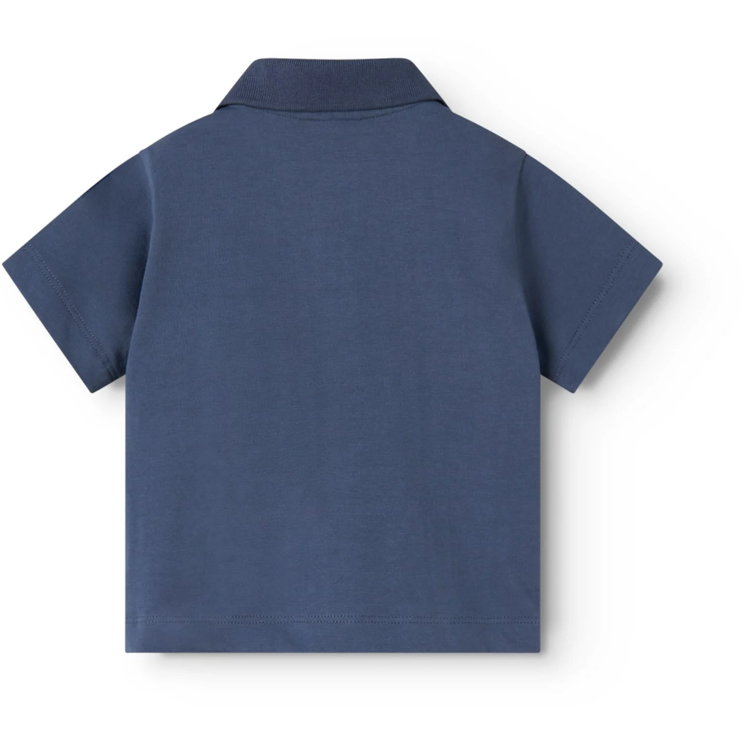 MarMar Cotton Jersey Vintage Blue Tad Polo T-shirt - Image 5