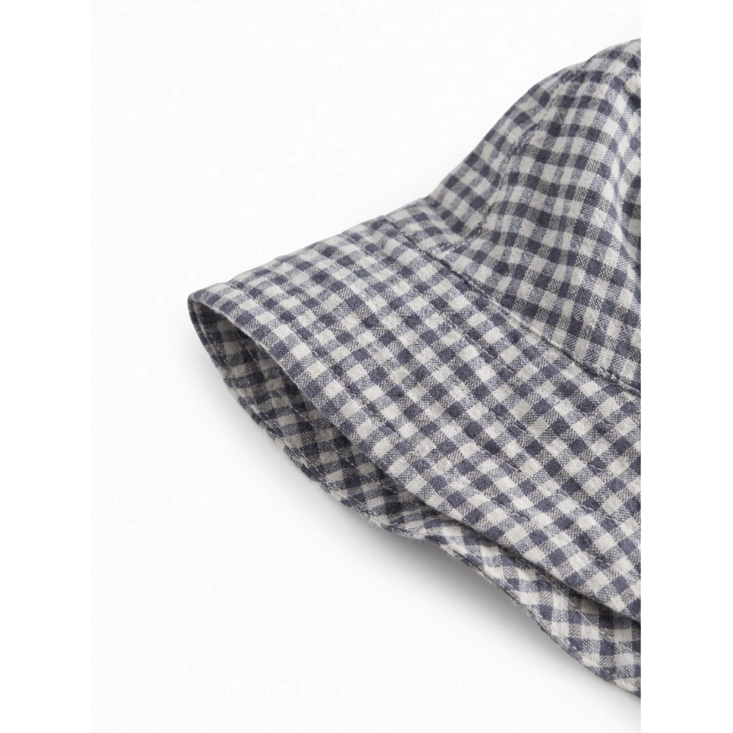 MarMar Cotton Linen Marine Check Arida Hue - Image 5