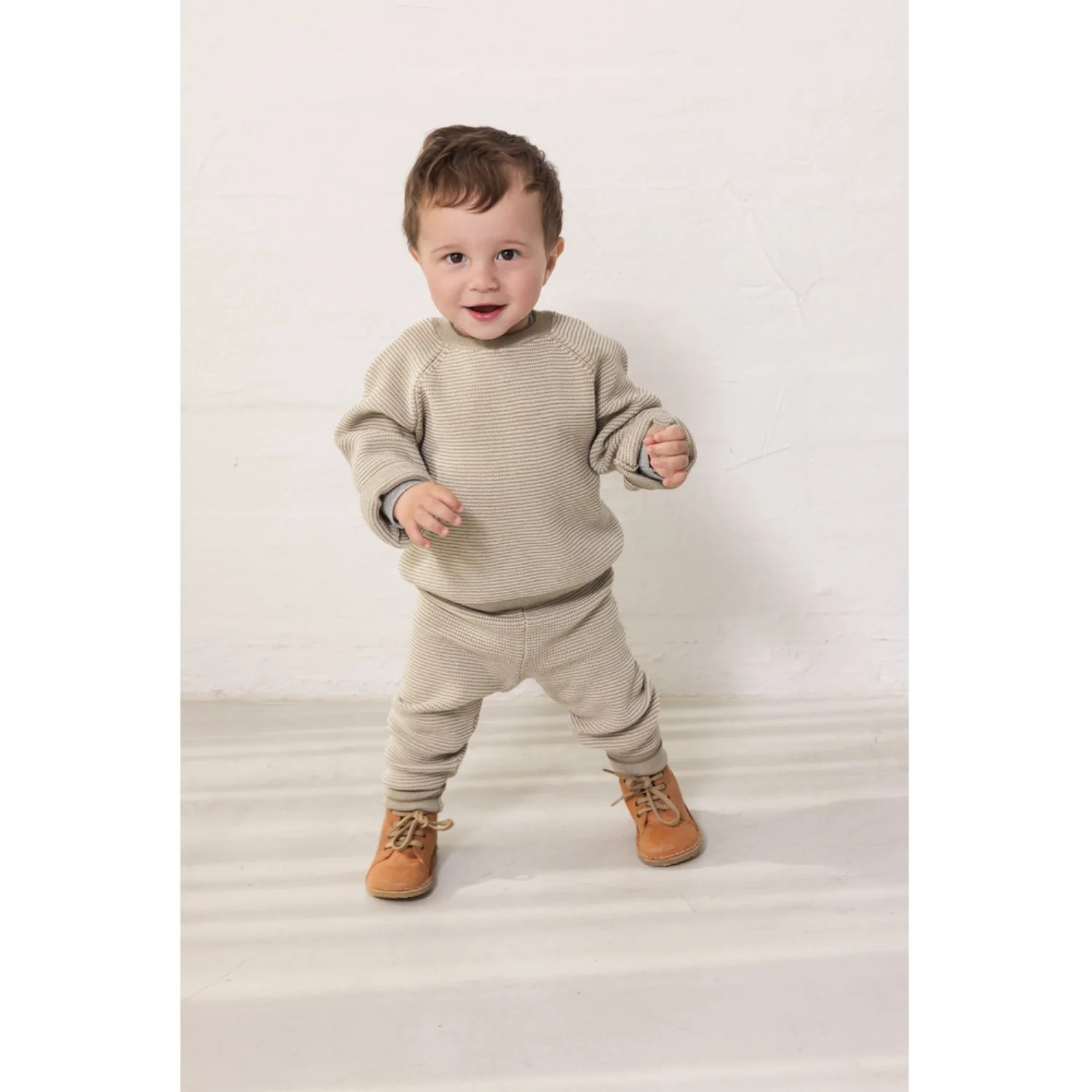 MarMar Cotton Stripe Knit Vanilla Stripe Penn Knitwear - Image 2
