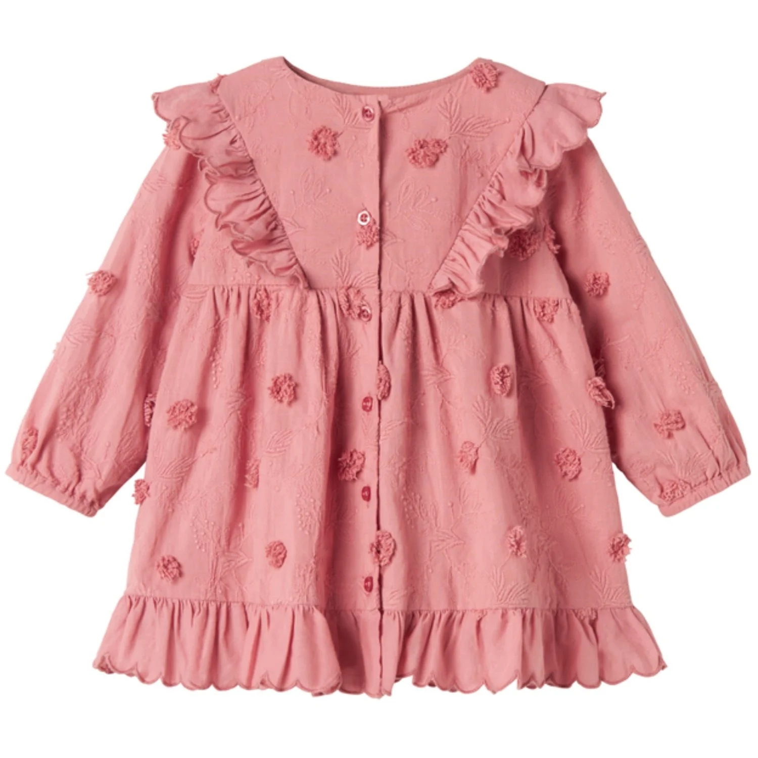 MarMar Embroidery Pink Delight Deas LS Kjole - Image 5