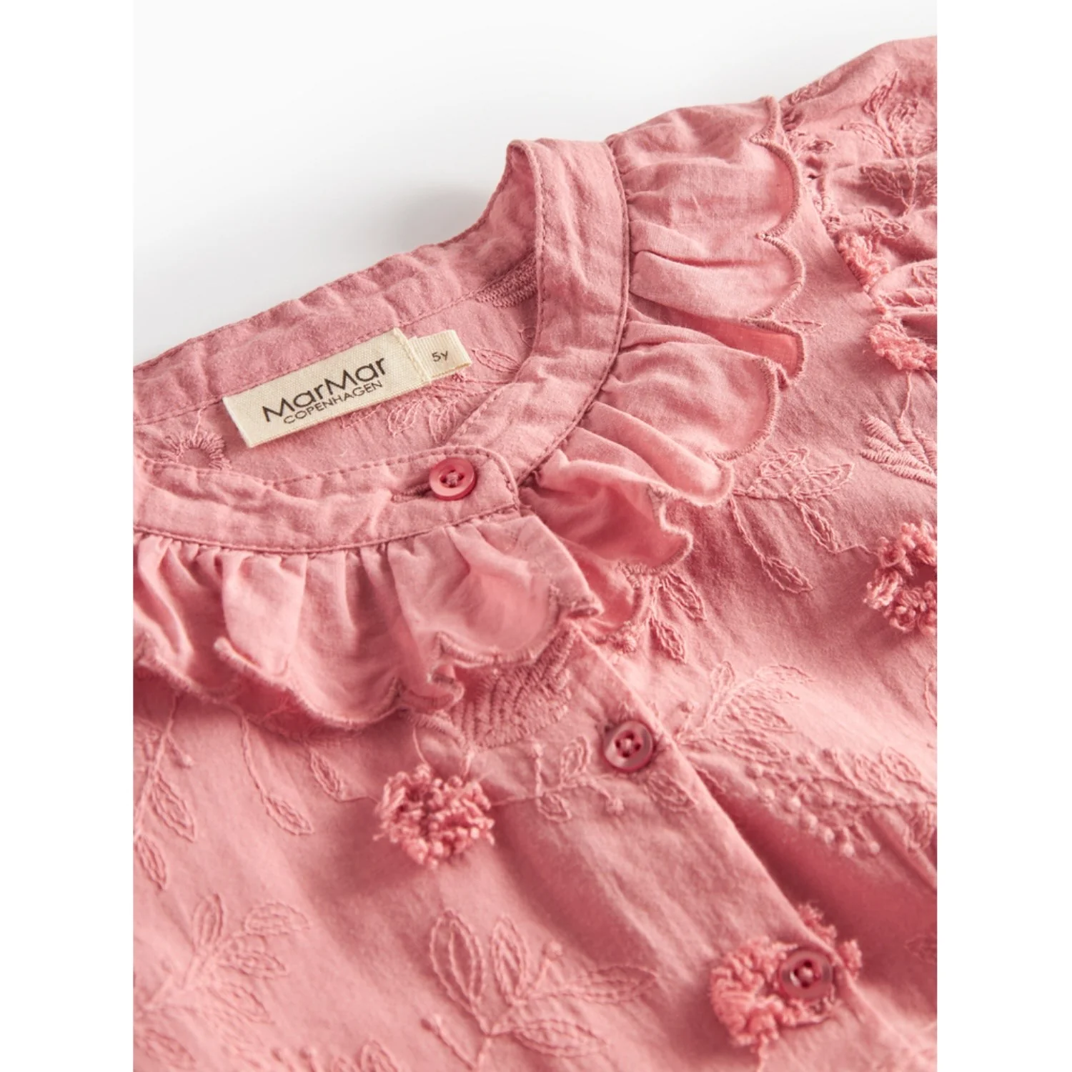 MarMar Embroidery Pink Delight Dipa Kjole - Image 3