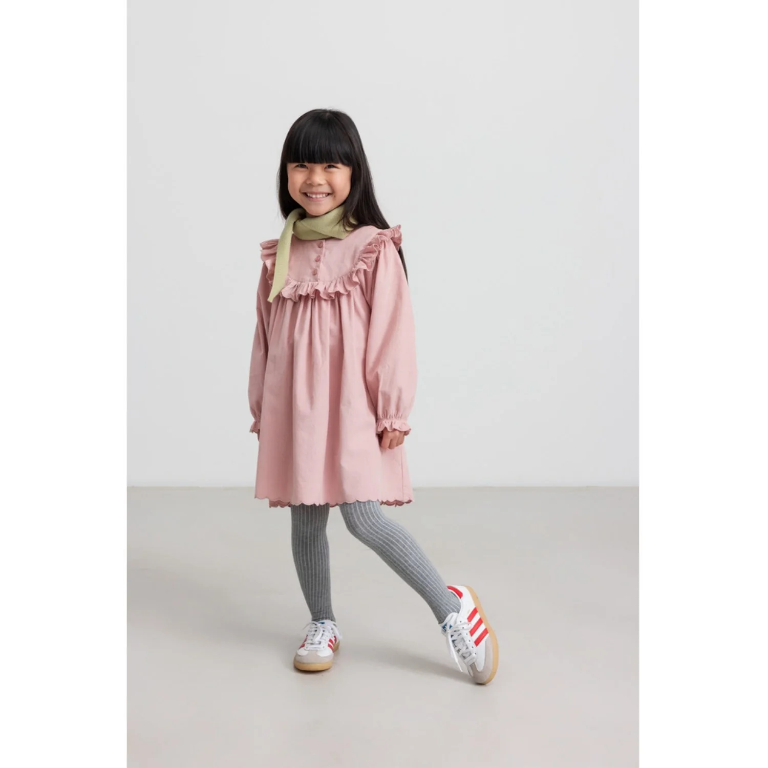 MarMar Fine Cord Soft Berry Delina LS Kjole - Image 2