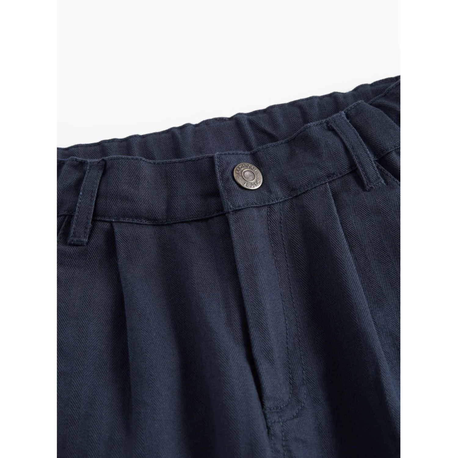 MarMar Herringbone Twill Pilot Navy Piper Bukser - Image 3