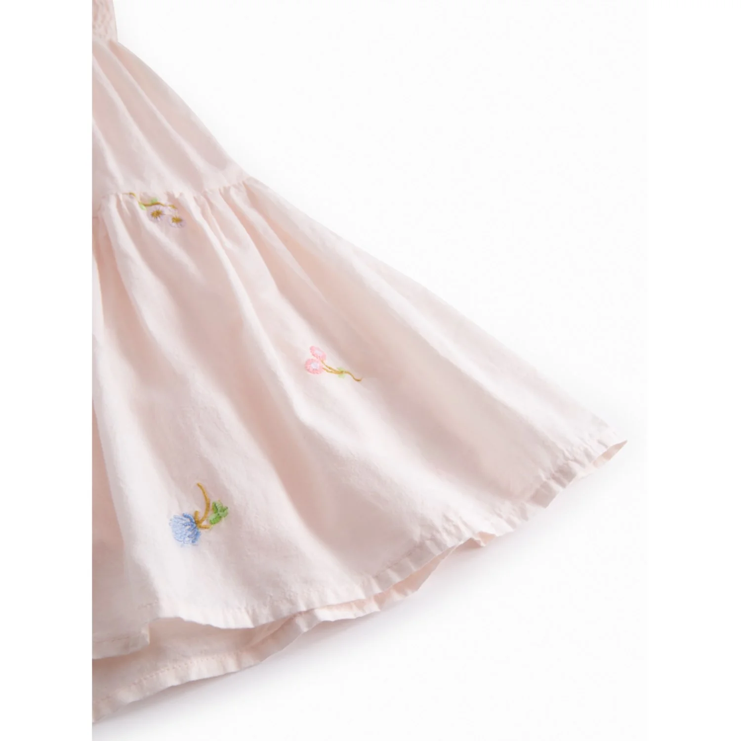 MarMar Light Cotton Summer Embroidery Dyman Kjole - Image 4