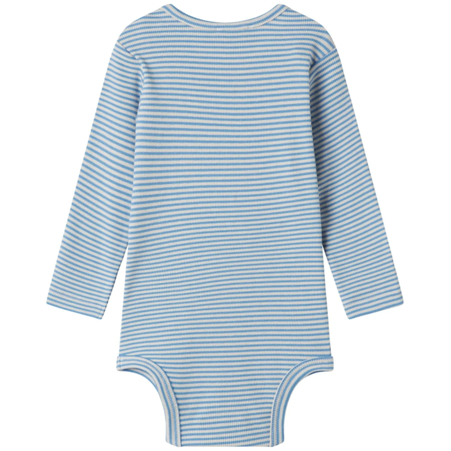 MarMar Modal Fine Rib Blue Stripe Ben Body - Image 4