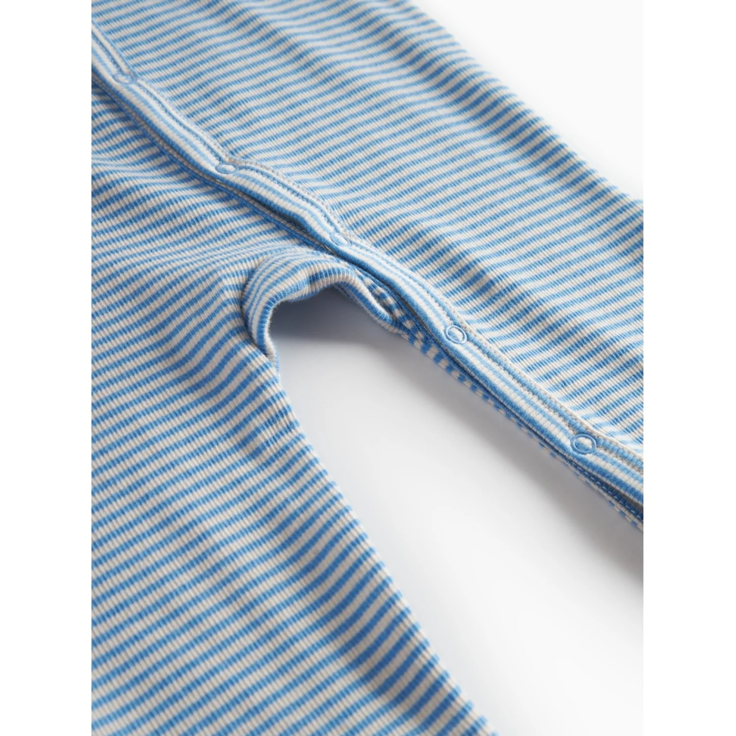 MarMar Modal Fine Rib Blue Stripe Ruka Heldragt - Image 3
