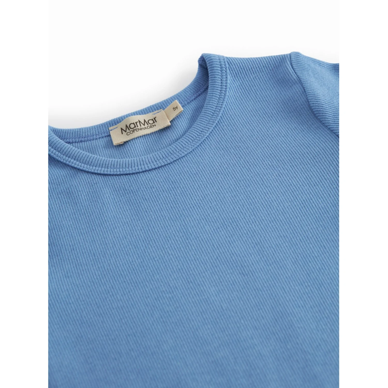 MarMar Modal Fine Rib Surf Blue Tago T-shirt - Image 2