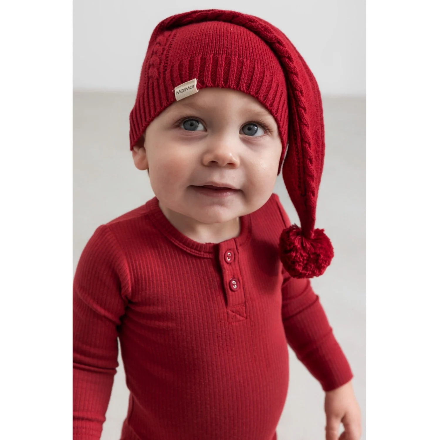 MarMar Modal Hibiscus Red Body LS - Image 2