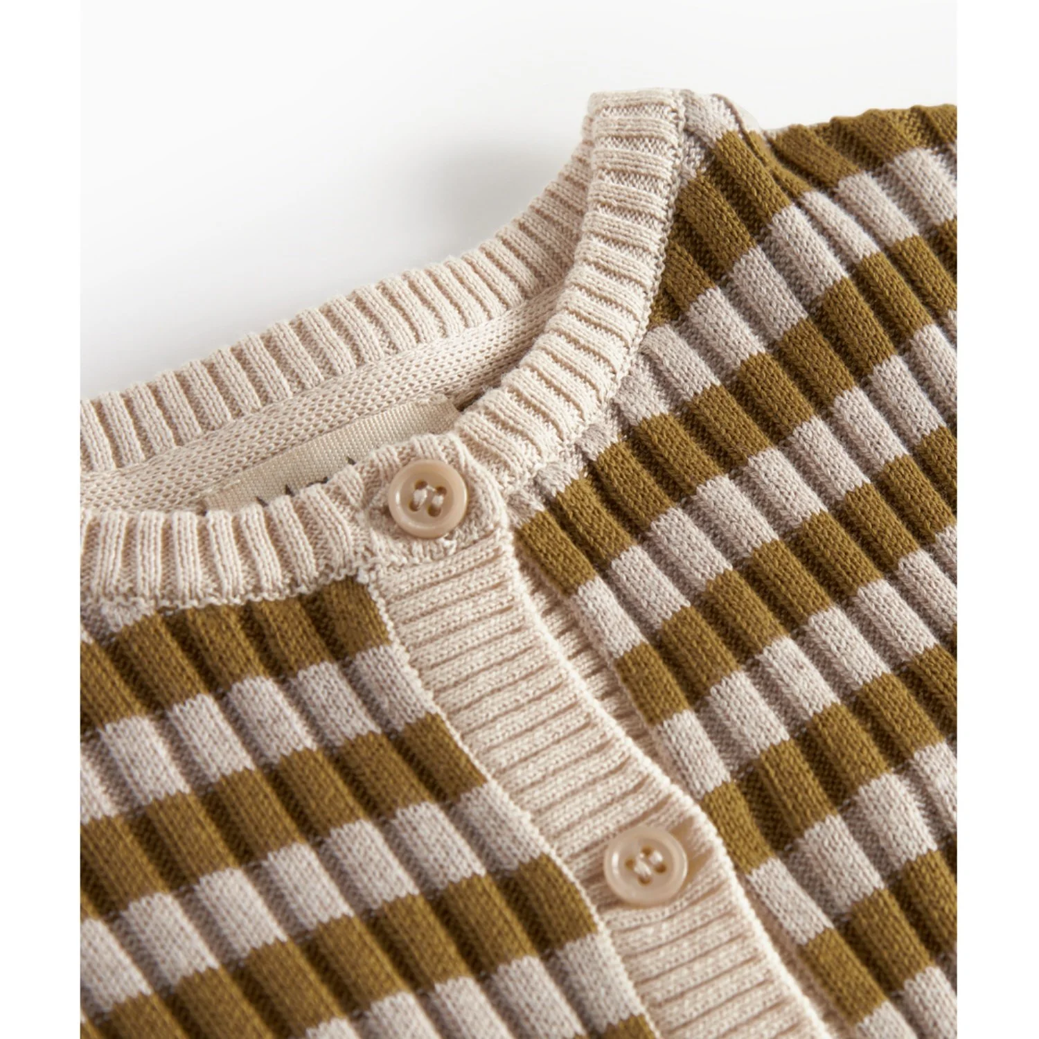 MarMar Modal Mix Stripe Cashew Mel. Stripe Tob Strik Cardigan - Image 3