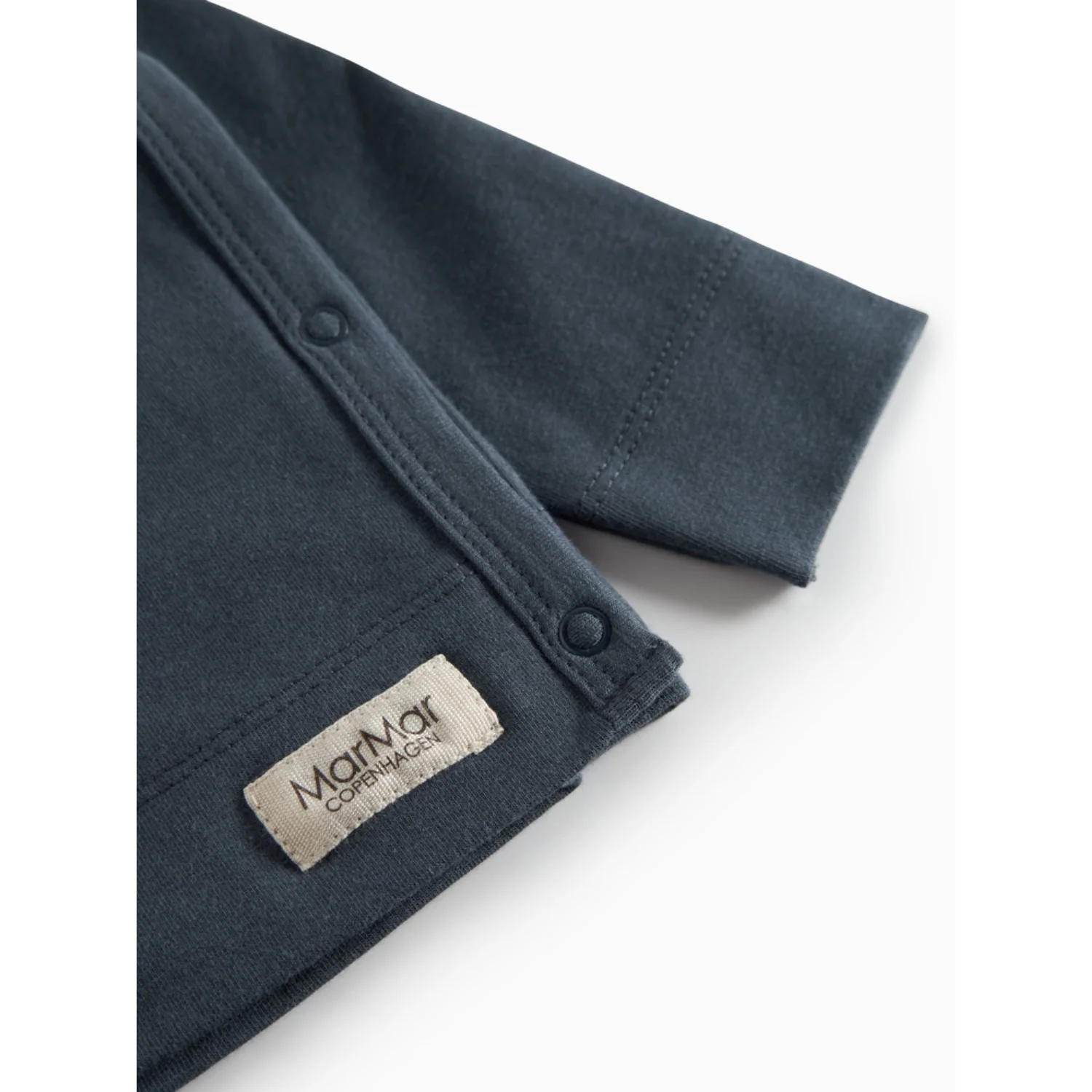 MarMar Modal New Born Blue Tut Slå-Om LS Bluse - Image 3
