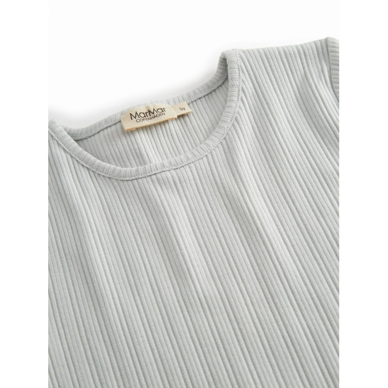 MarMar Modal Pointelle Rib Morning Dew Tamra SS T-shirt - Image 2