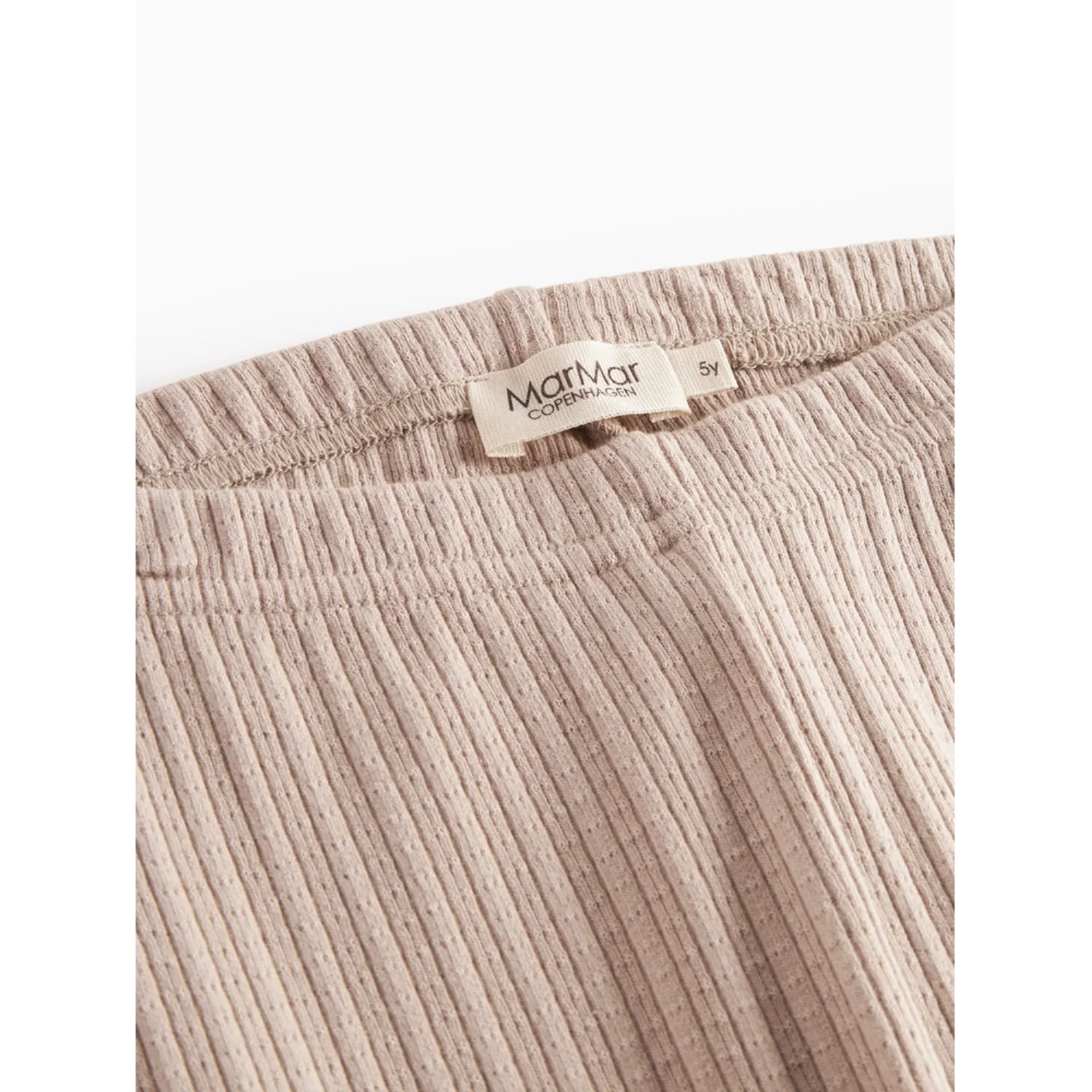 MarMar Modal Pointelle Rib Soft Beige Nattøj - Image 3