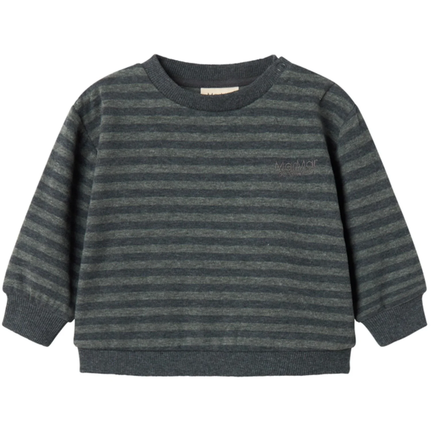 MarMar Modal Sweat Forest Stripe Mel. Tammas B Bluse