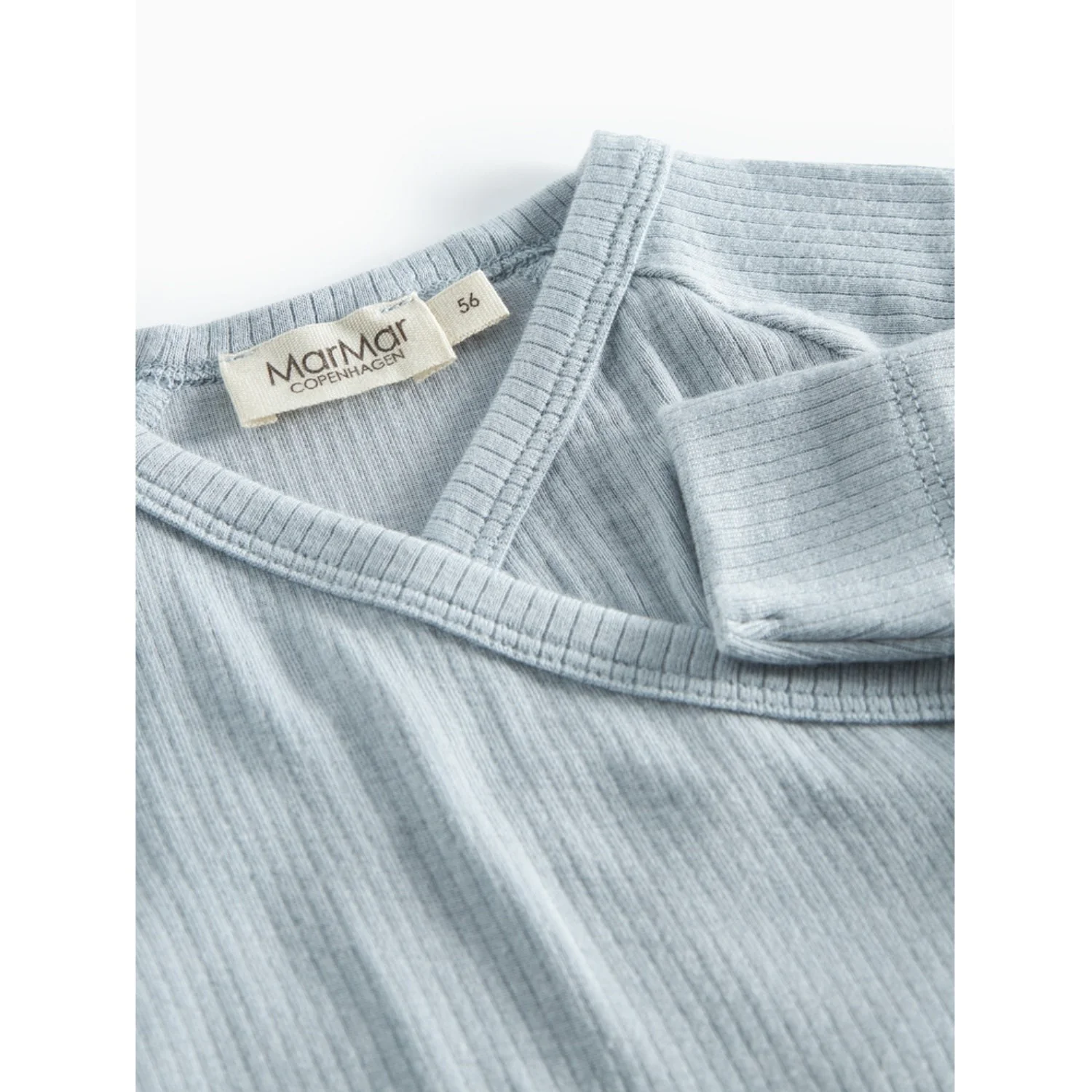 MarMar New Born Micro Modal Blue Stone Rulo Onesies - Image 2