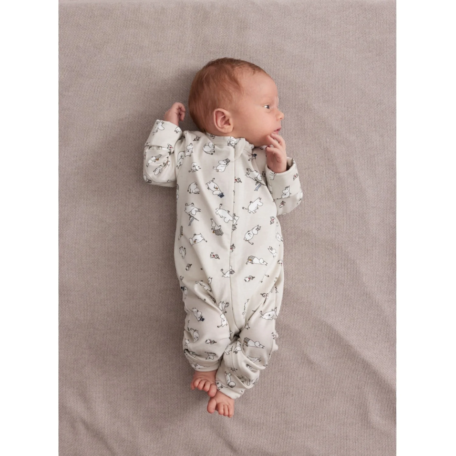 MarMar New Born Modal Mix Pearl Cashew Melange Alia Strik Tæppe - Image 3