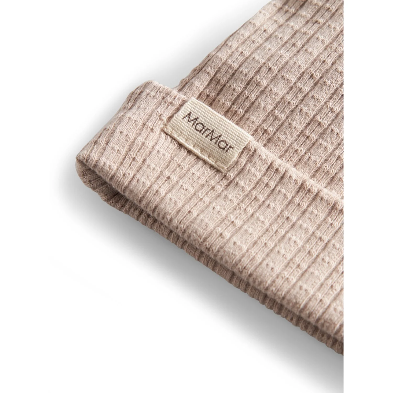 MarMar New Born Modal Pointelle Rib Soft Beige Aiko Hue - Image 5