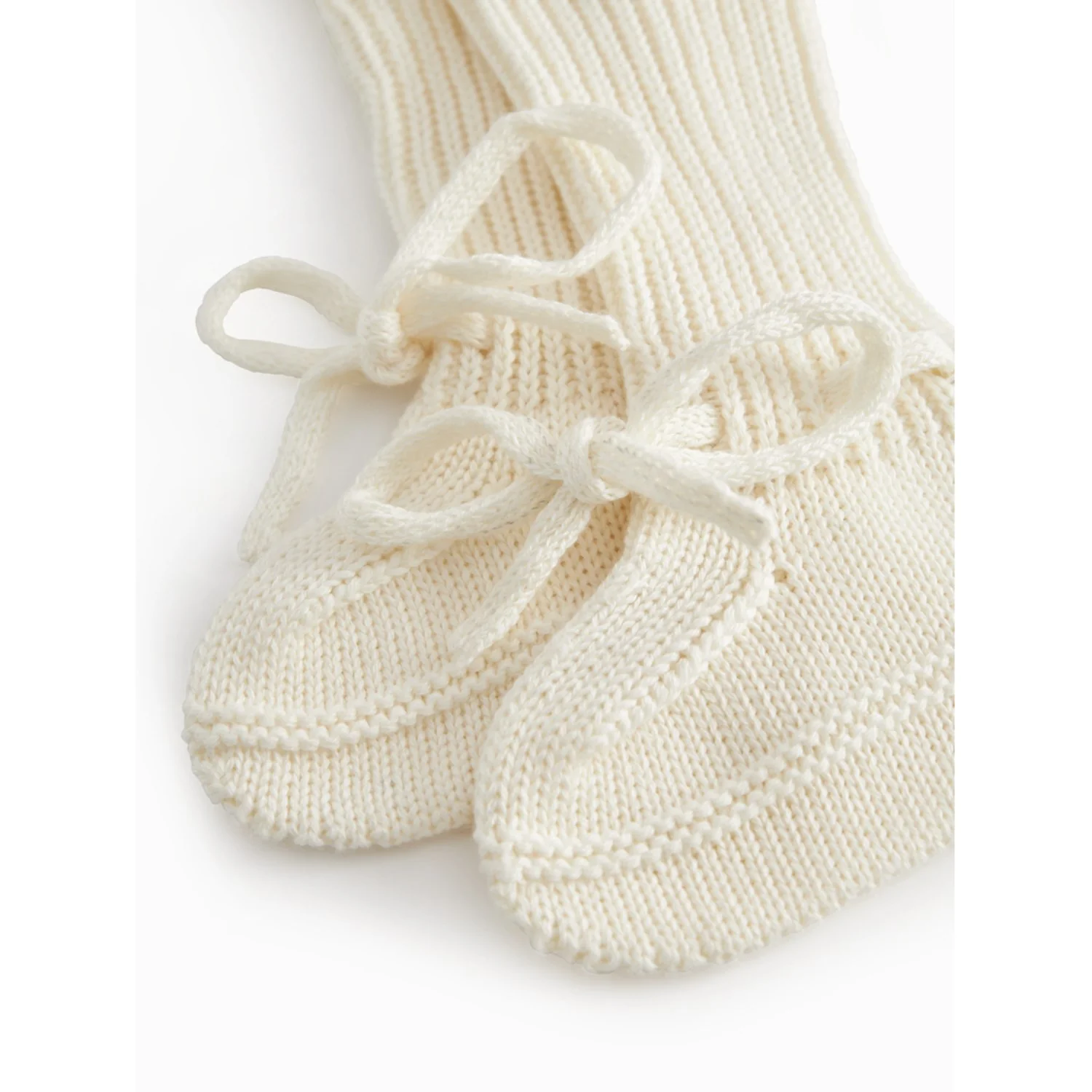 MarMar Newborn Modal Mix Mini Dots Gentle White Abootie Futter - Image 3