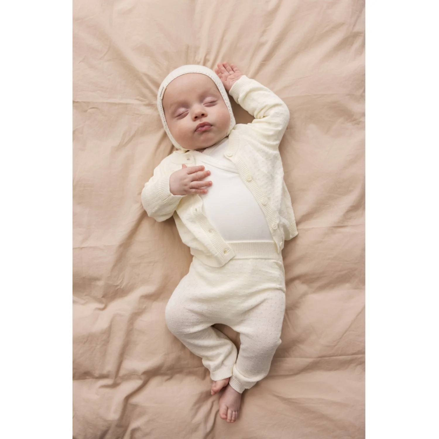 MarMar Newborn Modal Mix Mini Dots Gentle White Aly Hue - Image 2