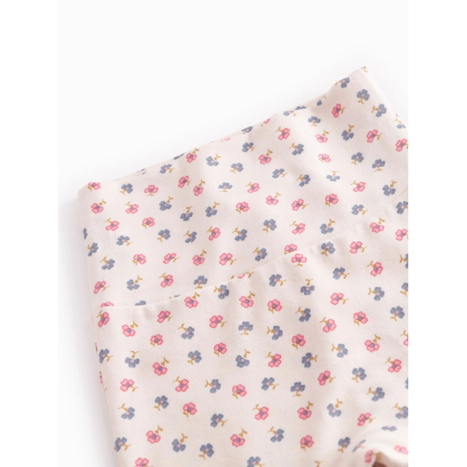MarMar Newborn Modal Smooth Print Mini Flower Piva Bukser - Image 2