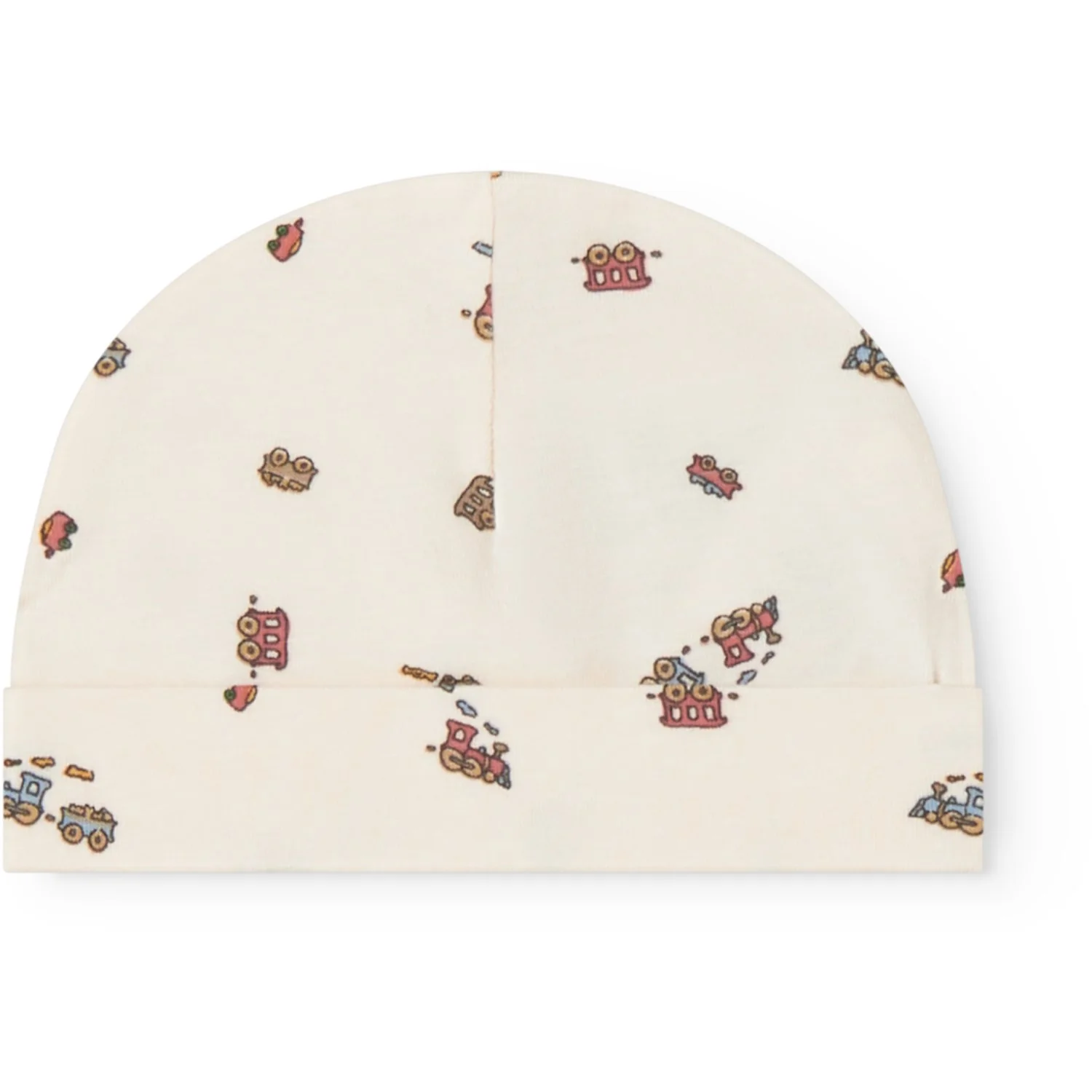 MarMar Newborn Modal Smooth Print Trains Aiko Hue - Image 5
