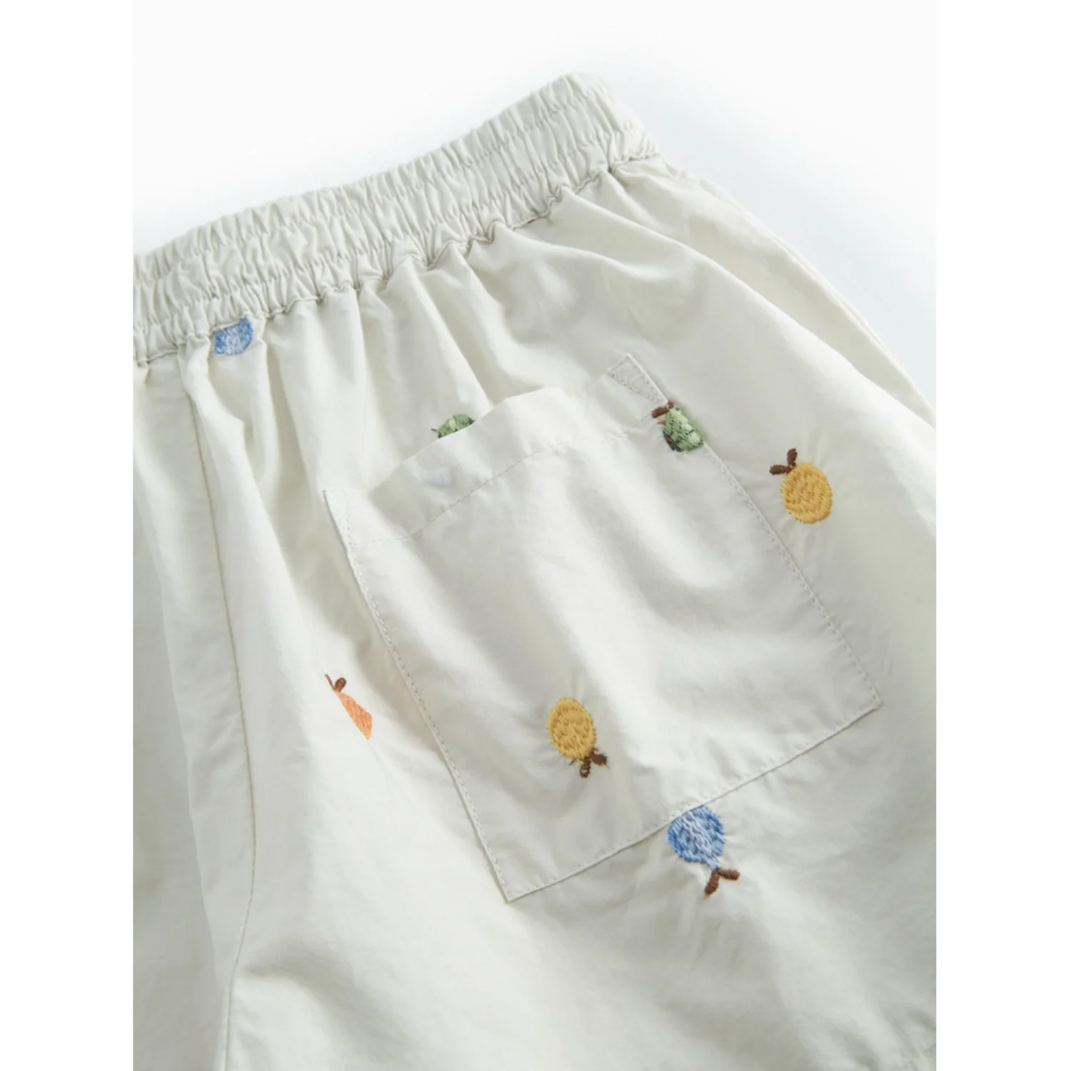 MarMar Poplin Fruit Emb Pinon Shorts - Image 4