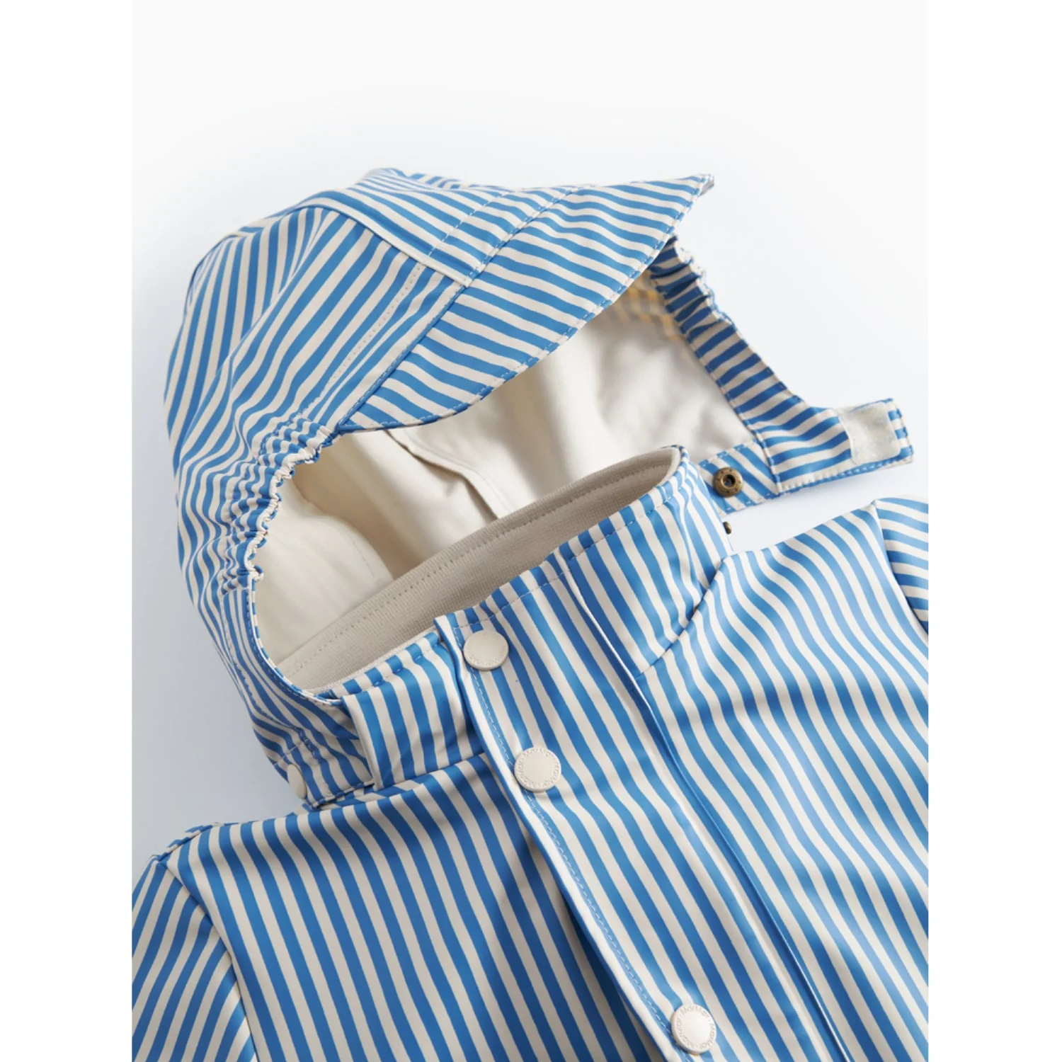 MarMar Rainwear Blue Stripe October Jakke - Image 3