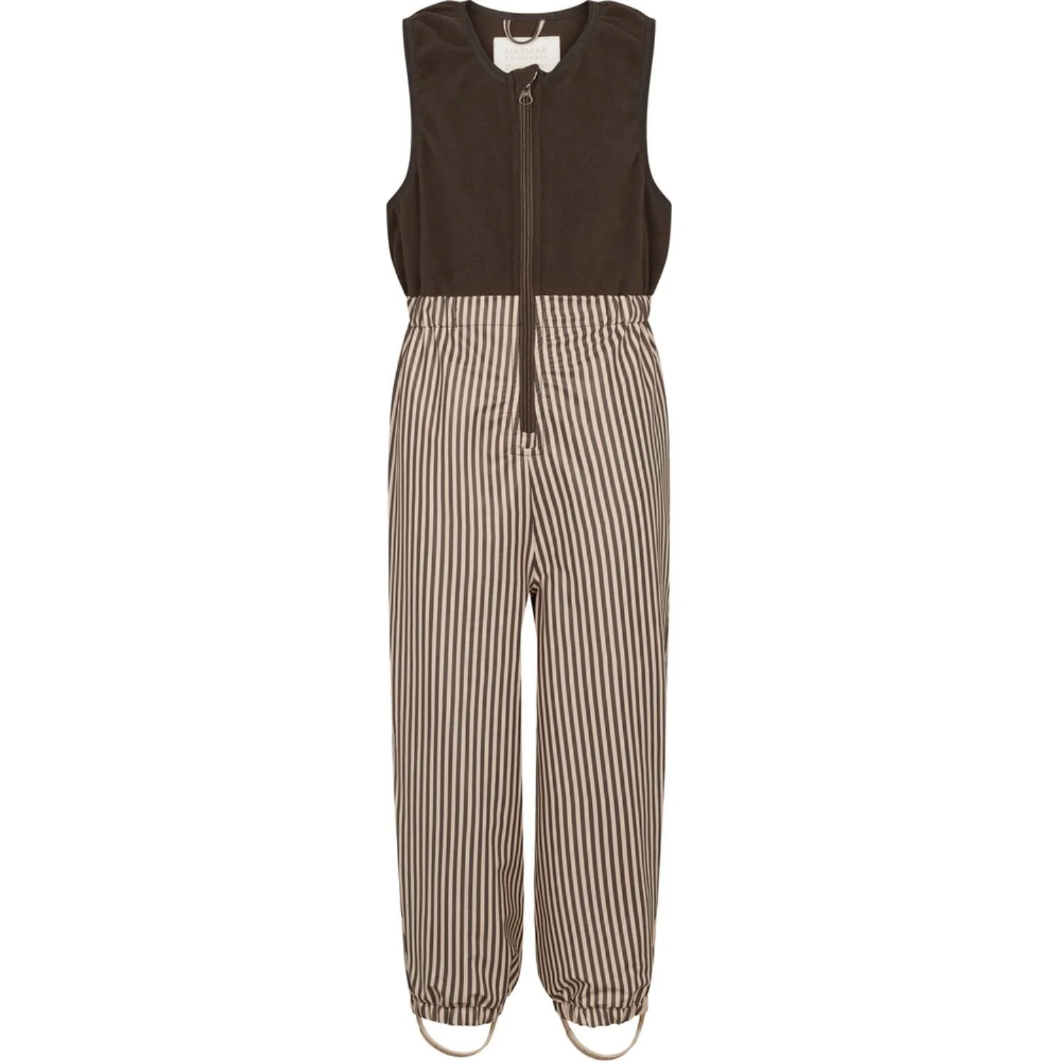 MarMar Rainwear Fleece Brown Stripe Obo Sæt - Image 11