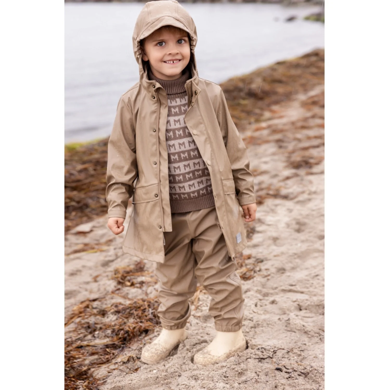 MarMar Rainwear Sepia Brown October Jakke - Image 2