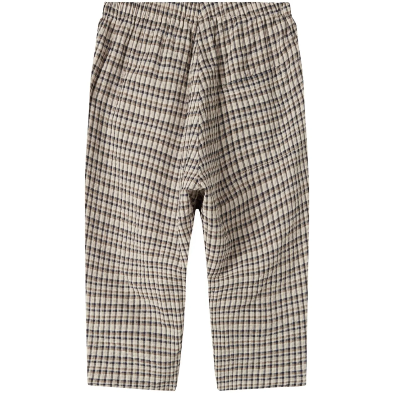 MarMar Seersucker Check Pilot Navy Check Palle Bukser - Image 5