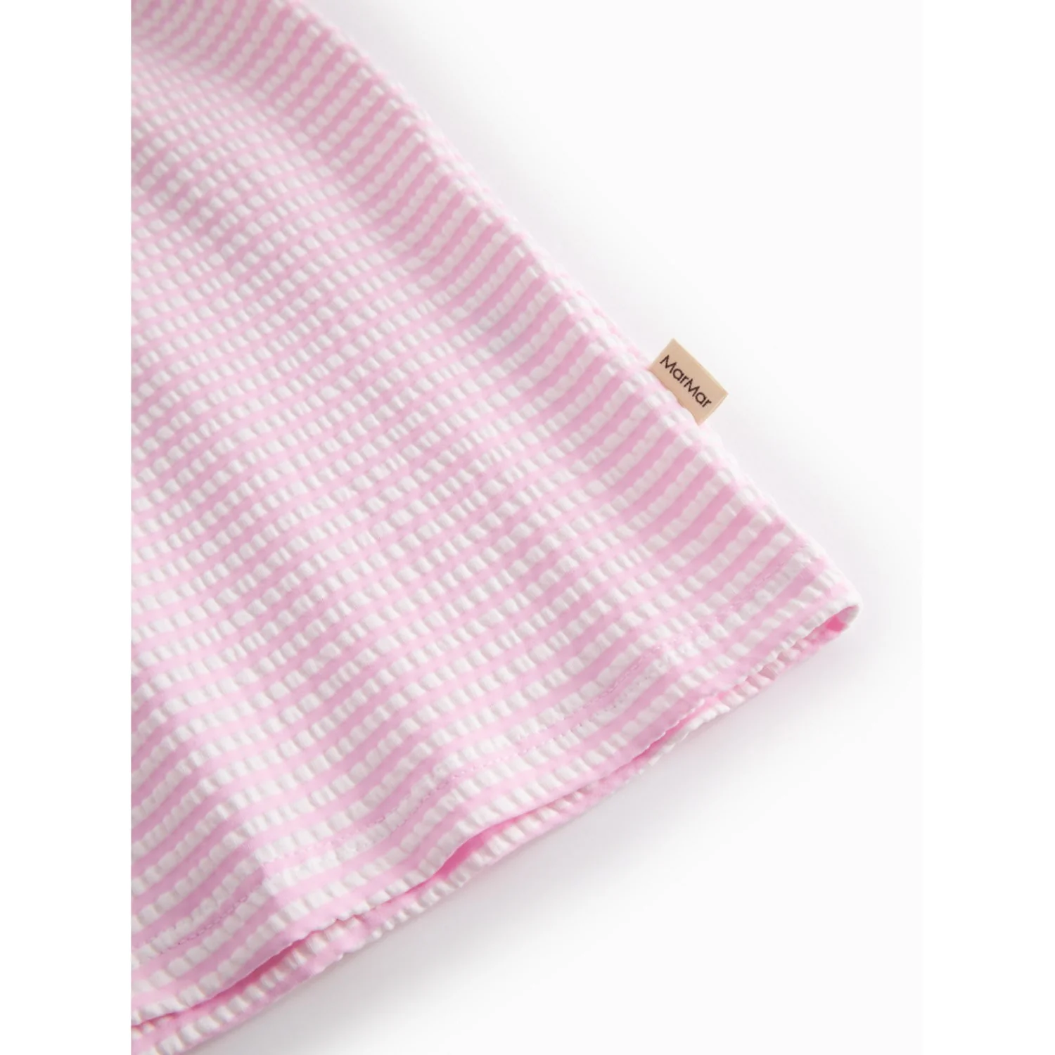 MarMar Seersucker Swim Pink Stripe Swean Tee - Image 4
