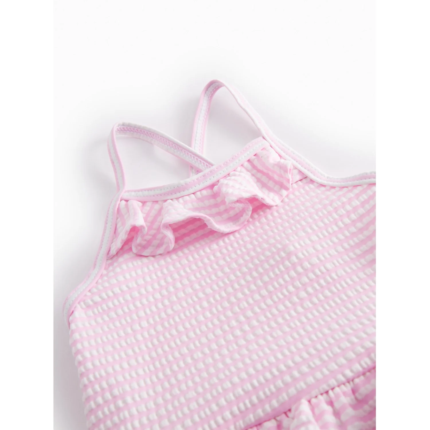 MarMar Seersucker Swim Pink Stripe Swinnie Badedragt - Image 3
