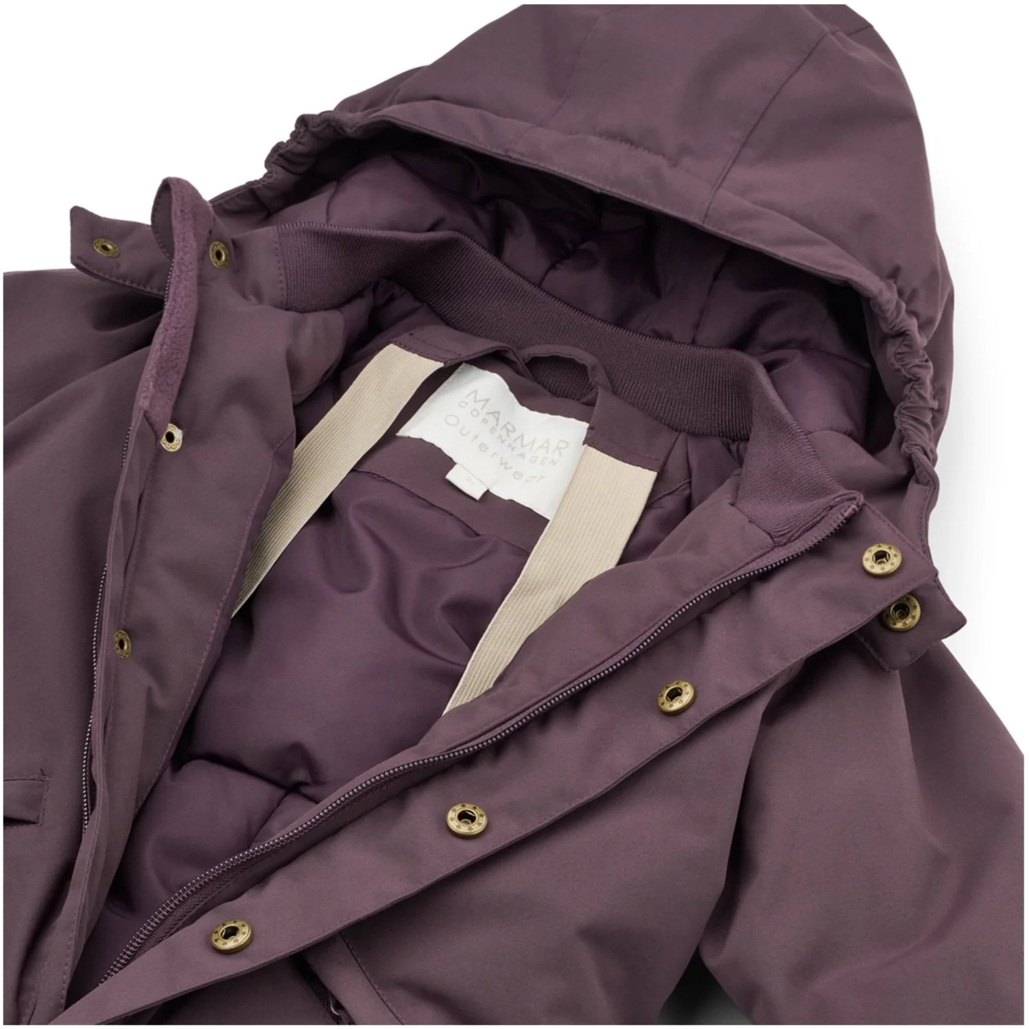 MarMar Tech. Outerwear Solid Deep Plum Ollie Dragt - Image 8