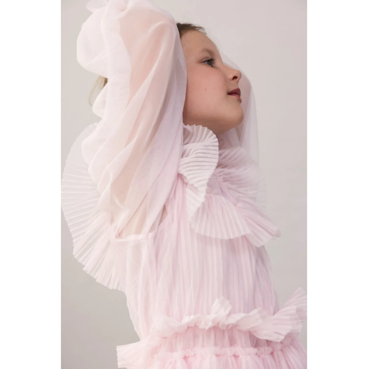MarMar Tulle Plissé Petal Mix Doria Kjole - Image 3