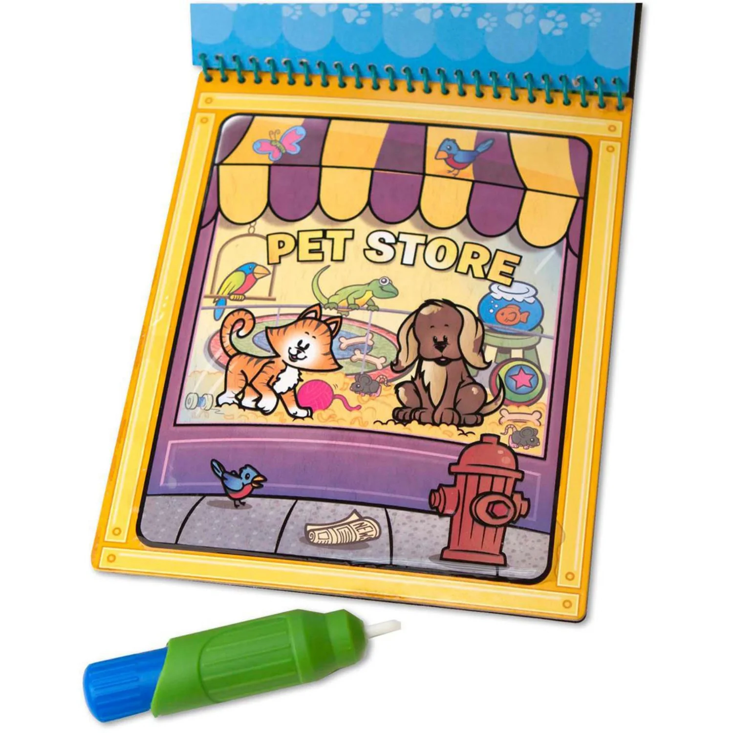 Melissa & Doug Grøn Water Wow! Water-Reveal Pad Dyr - Image 4