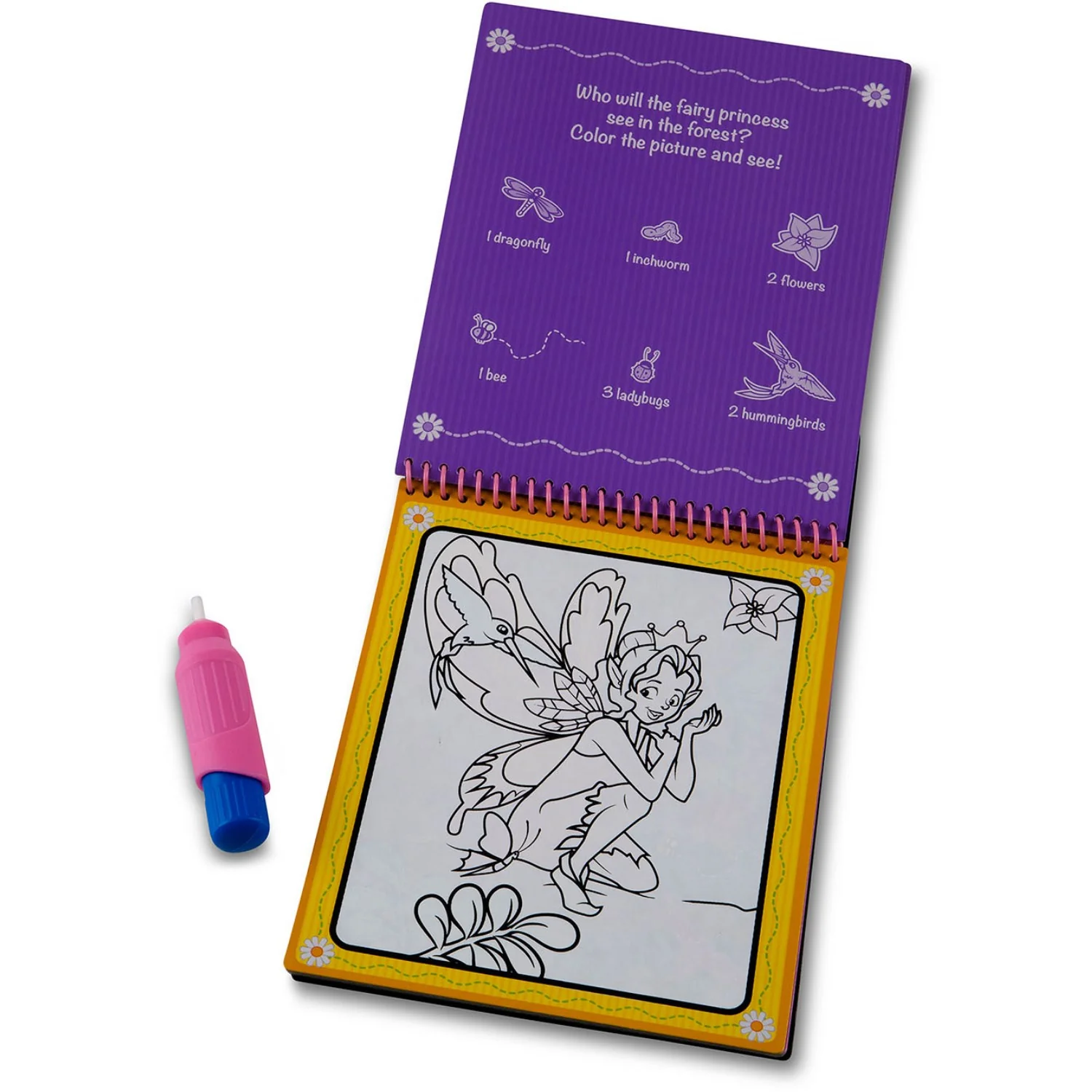 Melissa & Doug Lyserød Water Wow! Water-Reveal Pad Fairy Tale - Image 6