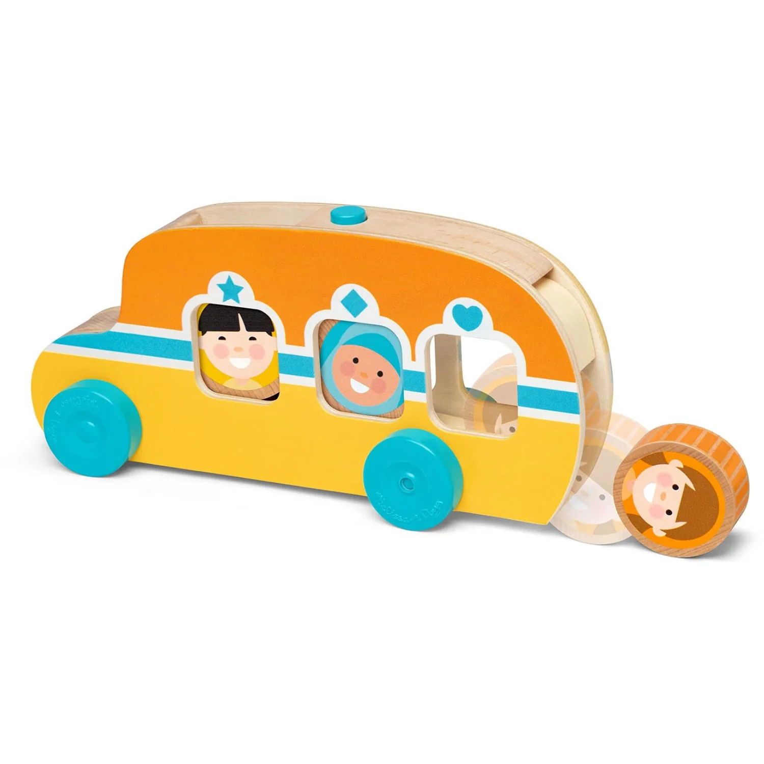 Melissa & Doug Multifarvet Bus - Go Tots - Rul Og Kør - Image 6