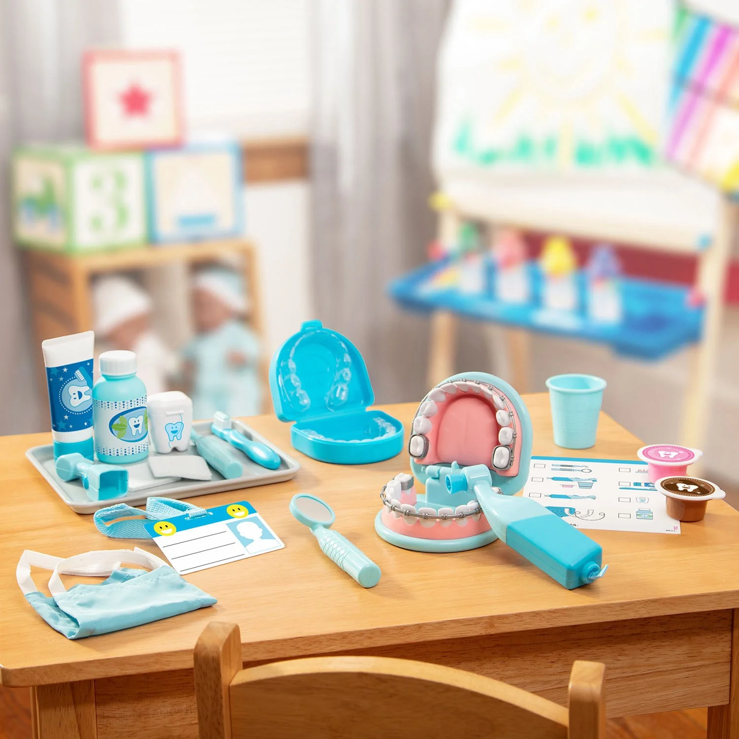 Melissa & Doug Multifarvet Legetøj Super Smile Dentist Play Set - Image 2
