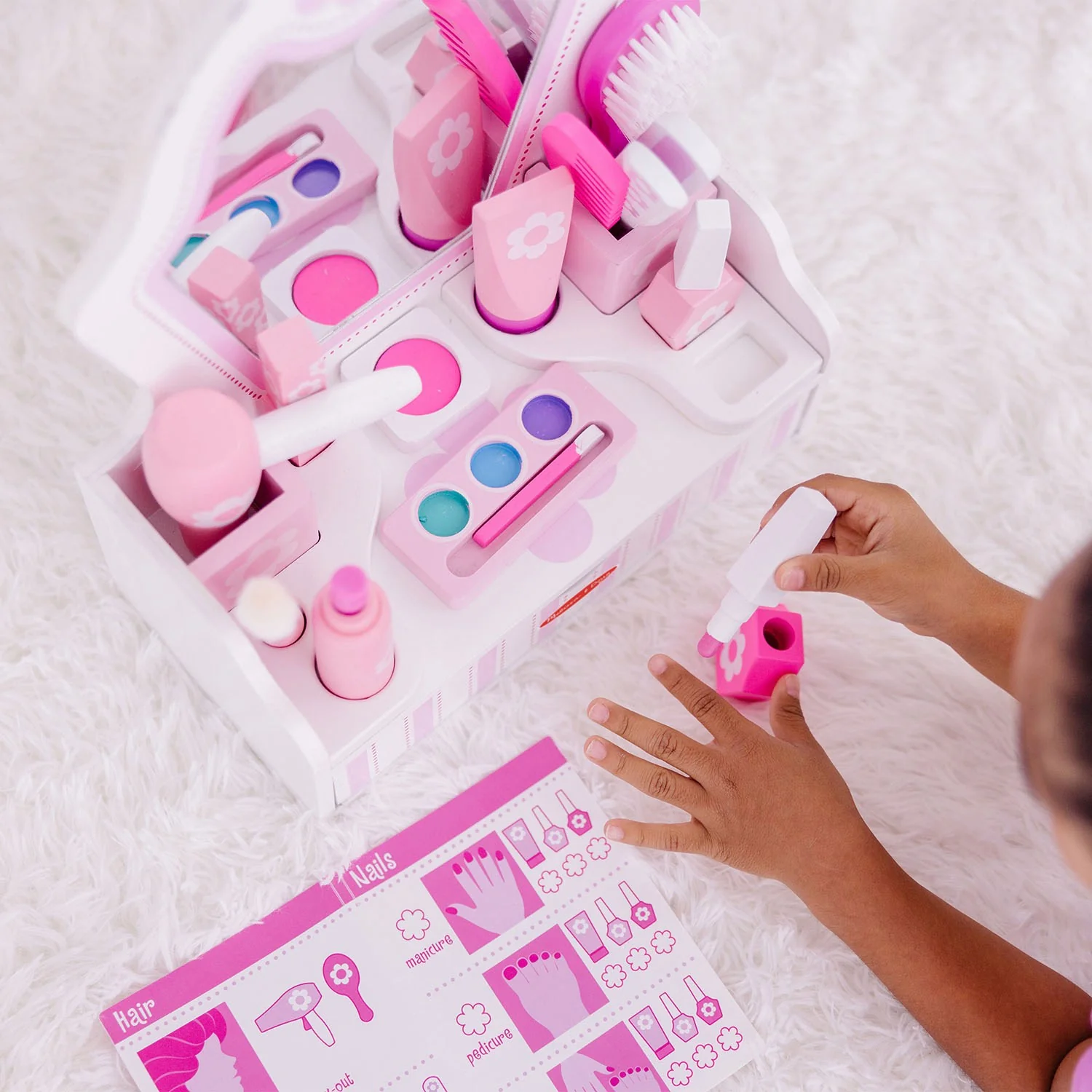 Melissa & Doug Multifarvet Legetøj Vanity Play Set - Image 3