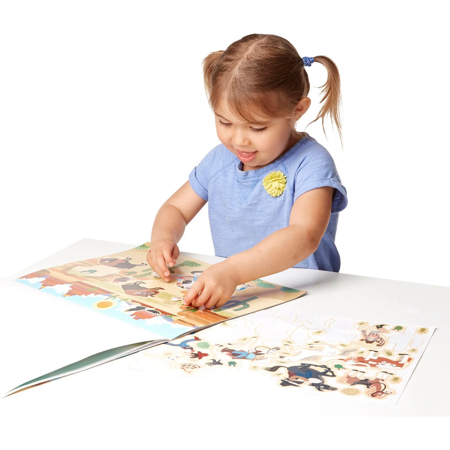 Melissa & Doug Multifarvet Reusable Sticker Pad Adventure - Image 2