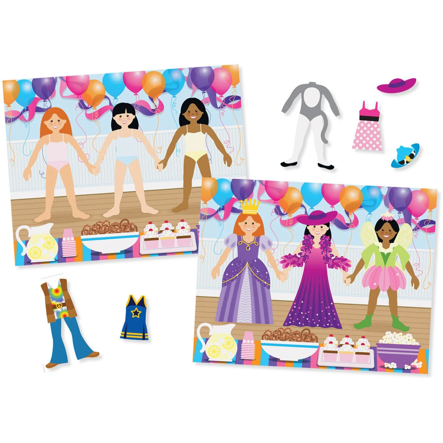 Melissa & Doug Multifarvet Reusable Sticker Pad Dress-Up - Image 5