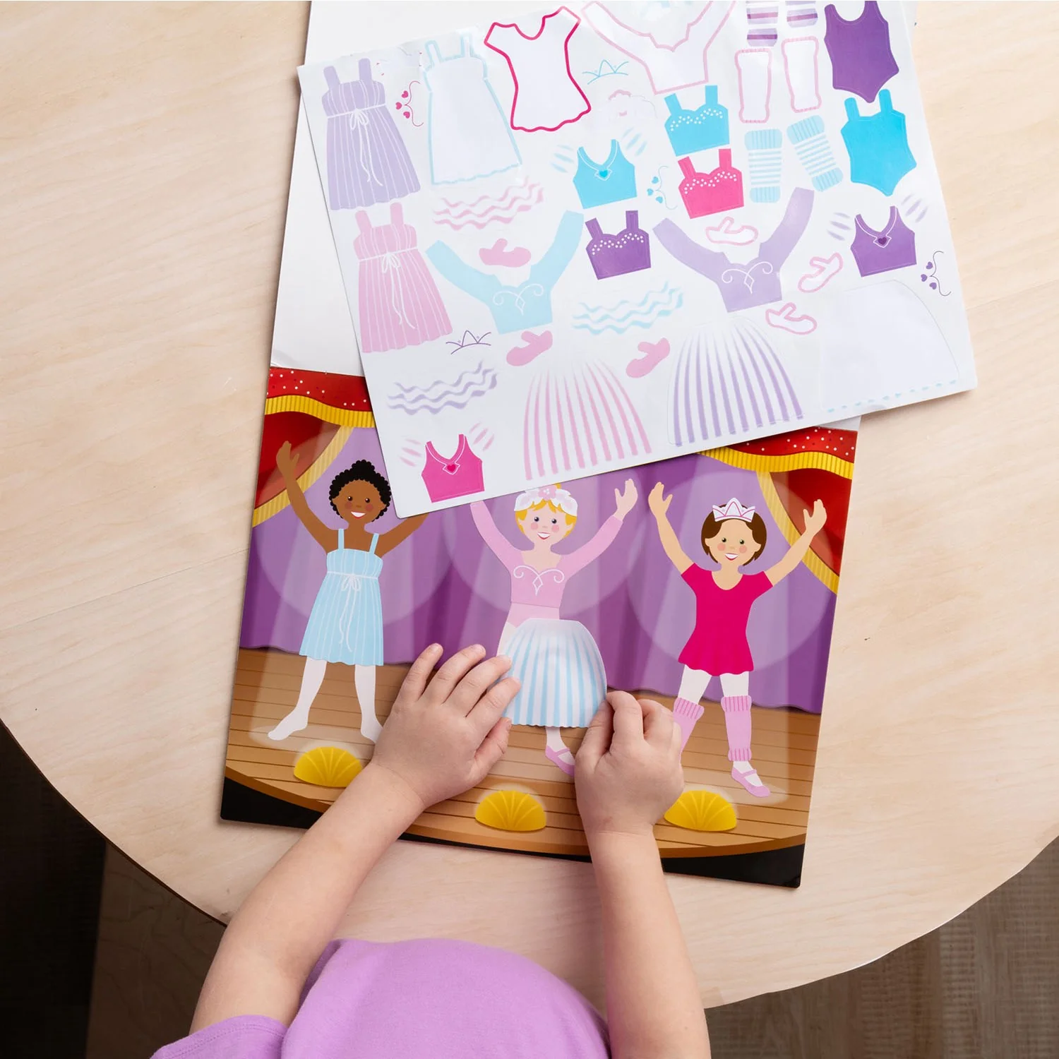 Melissa & Doug Multifarvet Reusable Sticker Pad Dress-Up - Image 7
