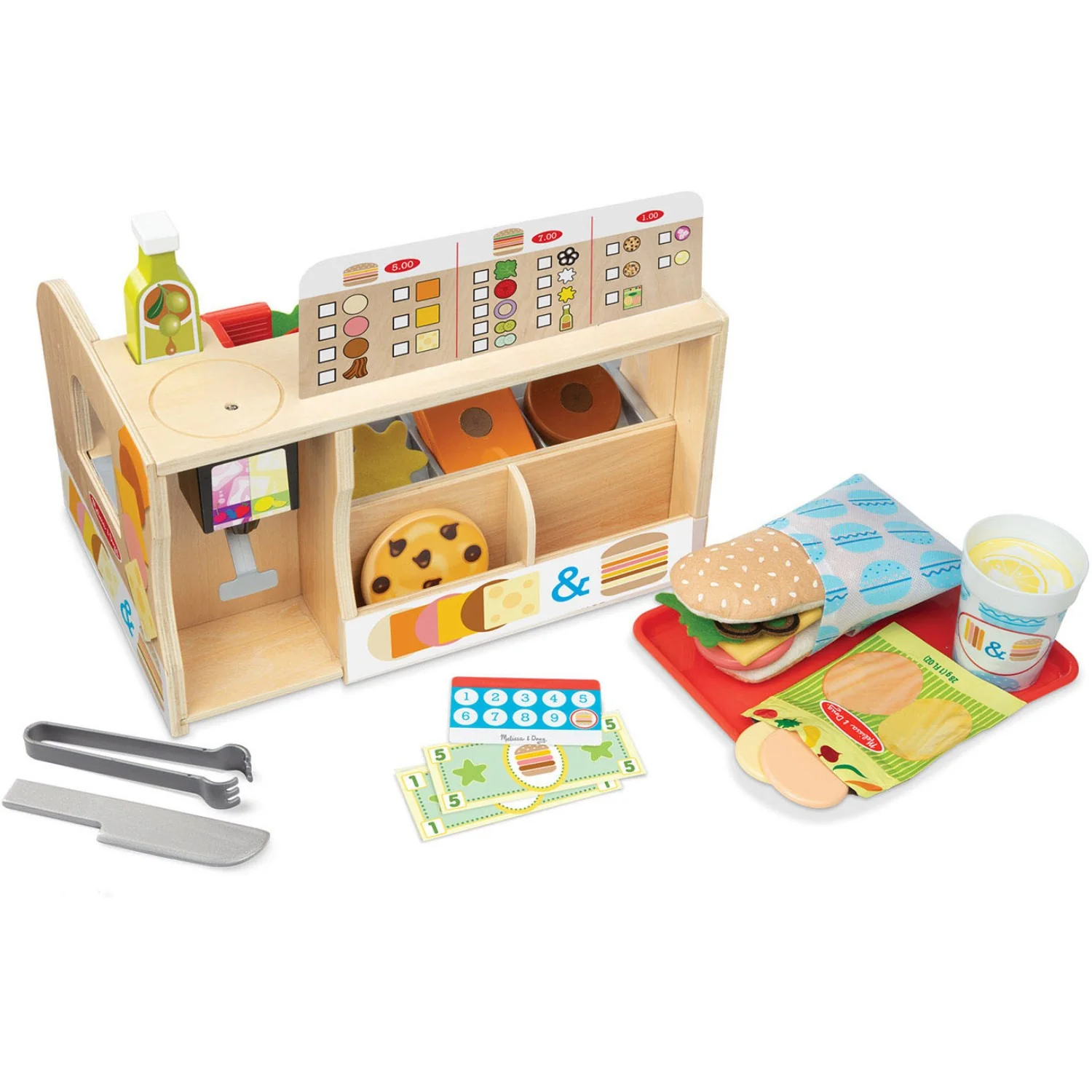 Melissa & Doug Multifarvet Sandwich-Disk Sæt Med 52 Dele - Image 6