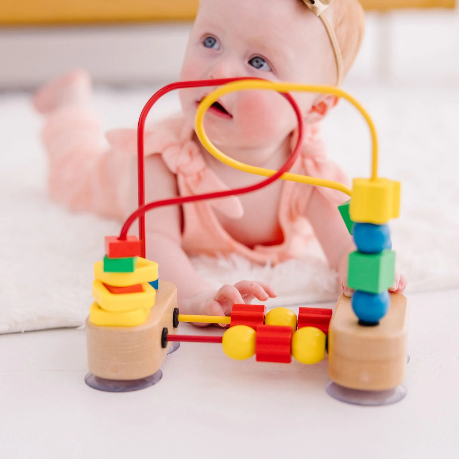 Melissa & Doug Multifarvet Wooden First Bead Maze - Image 2