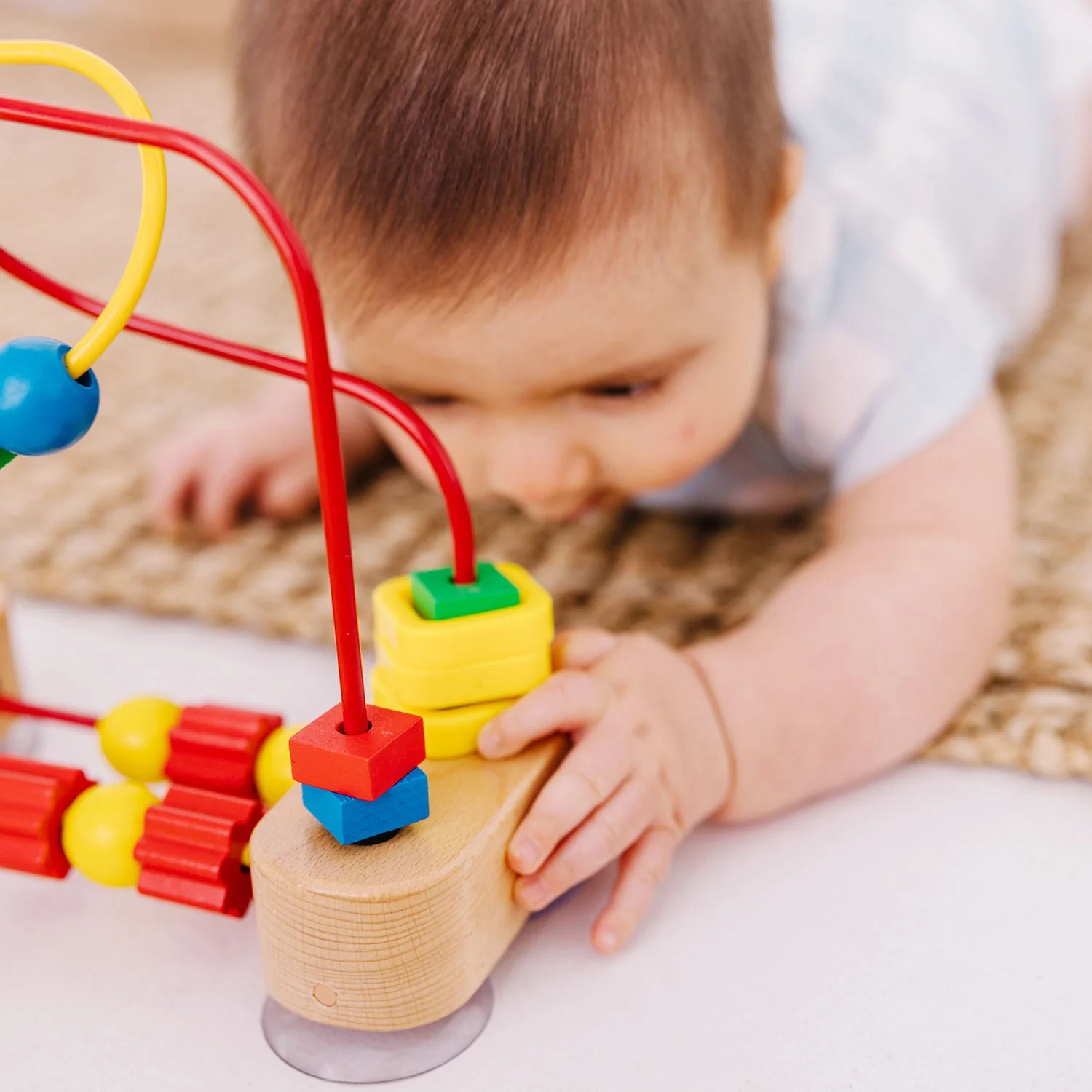 Melissa & Doug Multifarvet Wooden First Bead Maze - Image 3