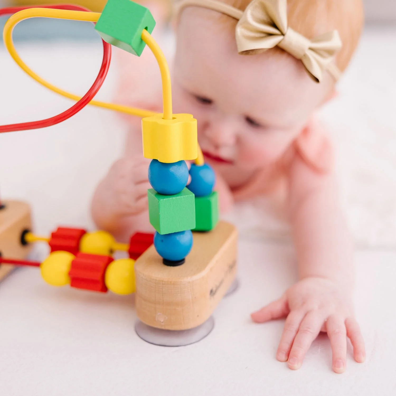 Melissa & Doug Multifarvet Wooden First Bead Maze - Image 4