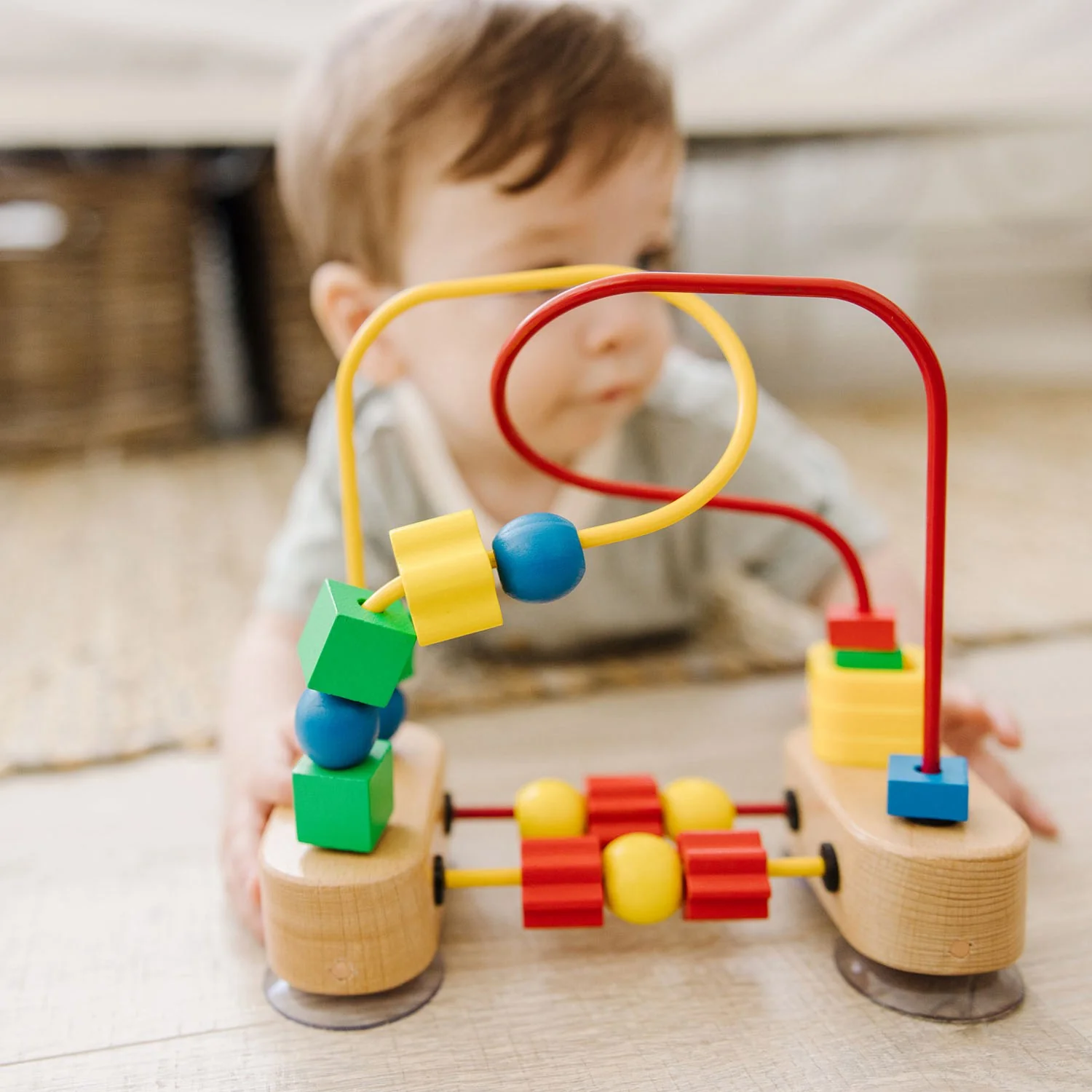 Melissa & Doug Multifarvet Wooden First Bead Maze - Image 5