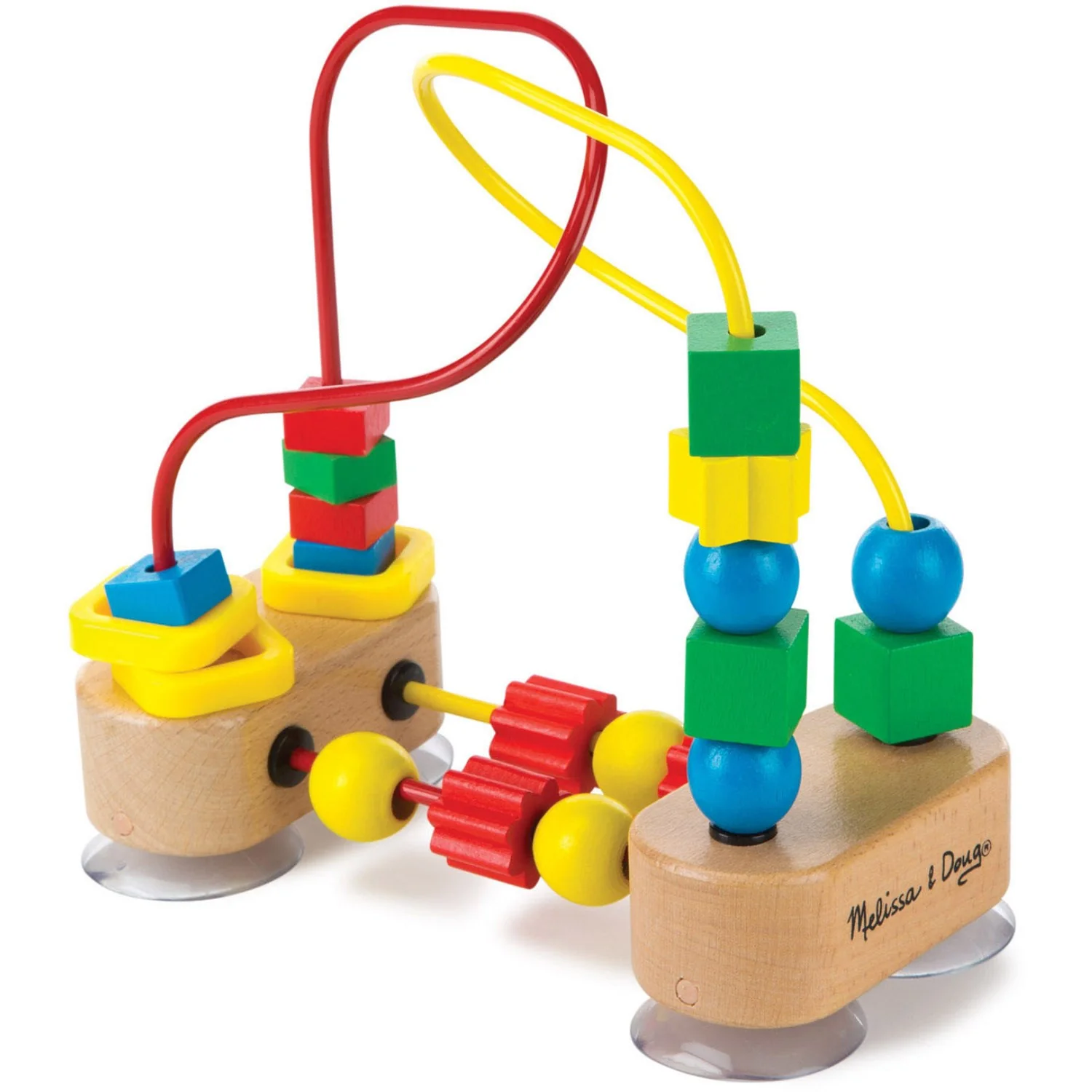 Melissa & Doug Multifarvet Wooden First Bead Maze - Image 6